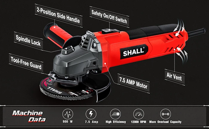 Portable Electric Angle Grinder